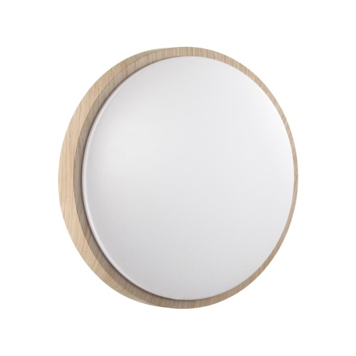 SONEX 7607/CLN PALE SN 170 Светильник пластик/белый/бежеый под дерево LED 36Вт 4000К D340 IP43 LOSTA