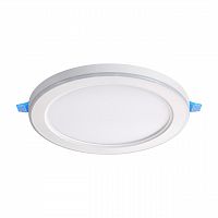359010 SPOT NT23 558 белый Светильник встраиваемый светодиодный (три сценария работы) IP20 LED 4000К+RGB 12W+4W 100-265V 960Лм SPAN