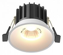 Встраиваемый светильник Maytoni Technical Round DL058-12W3K-W
