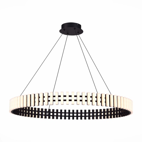 SL6203.403.40 Люстра подвесная ST-Luce Черный/Белый LED 1*40W 3000K SL6203.403.40 Люстра подвесная ST-Luce Черный/Белый LED 1*40W 3000K
