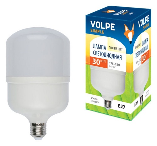 Лампа светодиодная Uniel LED-M80 E27 30Вт 3000K 10810 Лампа светодиодная Uniel LED-M80 E27 30Вт 3000K 10810