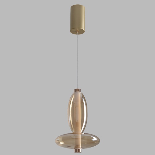 Светильник подвесной Crystal Lux QUASAR SP10W LED AMBER фото 3