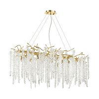 ODEON LIGHT 5005/12 HALL ODL23 617 золотой/прозрачный металл/хрусталь Люстра G9 12*40W BANCHE