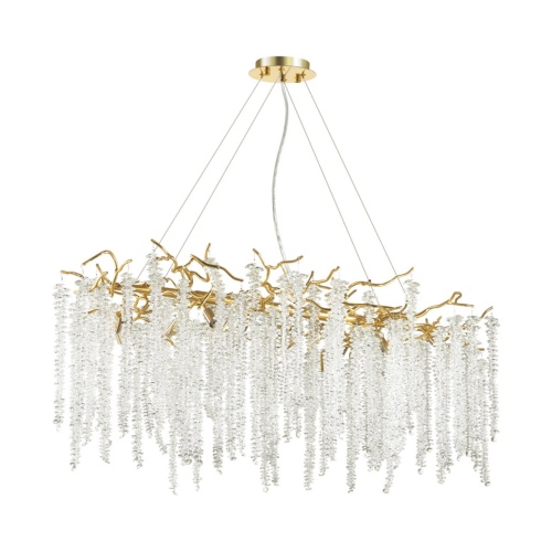 ODEON LIGHT 5005/12 HALL ODL23 617 золотой/прозрачный металл/хрусталь Люстра G9 12*40W BANCHE
