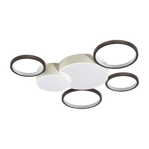 LUMION 5253/99CL LEDIO LN26 291 белый, черный Люстра потолочная диммир. с ДУ LED 100W 220V NORBERT