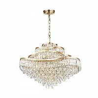 ODEON LIGHT 5073/25 HALL (В 2-х КОРОБКАХ) ODL24 605 золото/прозрачный/металл/хрусталь Люстра E14 25*40W WAYTA