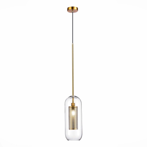 SL1048.303.01 Подвес ST-Luce Латунь/Прозрачный E14 1*40W SL1048.303.01 Подвес ST-Luce Латунь/Прозрачный E14 1*40W