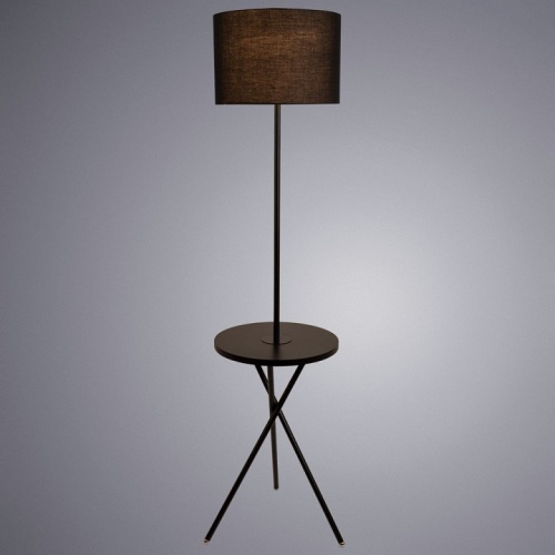 Торшер с полкой Arte Lamp Combo A2070PN-1BK фото 2