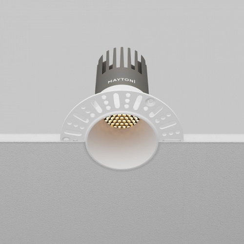 Встраиваемый светильник Maytoni Technical DL120-10W-3K-TRS-W фото 7 Встраиваемый светильник Maytoni Technical DL120-10W-3K-TRS-W фото 7