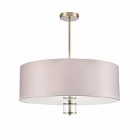 LUMION 8109/7C MODERNI LN26 180 латунь титаниум/бежевый, металл/текстиль/стекло Люстра потолочная E14 7*40W 220V DAMONA