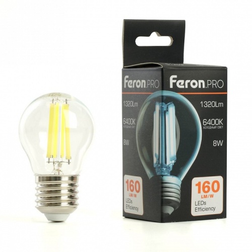 Лампа светодиодная Feron LB-1708 E27 8Вт 6400K 51255 фото 4