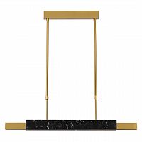 ODEON LIGHT 4361/25L MIDCENT ODL24 000 черный мрамор/антич. бронза/металл/акрил Подвесной светильник IP20 LED 25W 3000K 220V MARMI