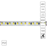 Светодиодная лента 48V 14,4W/m 4000К 10м IP20 Arte Lamp TAPE A4812010-08-4K