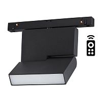 NOVOTECH 358626 SHINO NT21 065 черный Трековый низковольтный св-к диммируемый с ДУ, со сменой цв.температуры IP20 LED 3000~6500К 10W 48V FLUM