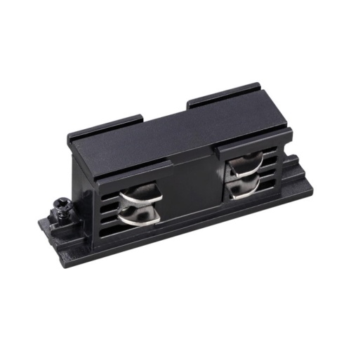 NOVOTECH 135043 PORT NT19 299 черный Соединитель внутренний с токопроводом для трехфазного шинопровода IP20