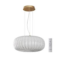 SONEX 7720/48L PIKO LED SN 572 Светильник металл/стекло/прозрачный/золотой LED 48Вт 3000-6500K D500 IP20 пульт ДУ ANGELO