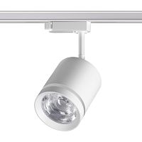 NOVOTECH 358802 PORT NT21 286 белый Светильник трековый однофазный трехжильный IP20 LED 15W 1300Лм 4000K 85-265V ARUM