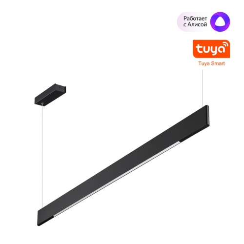 NOVOTECH 359546 LEDO NT25 340 черный Светильник подвесной диммир. со сменой цв.темпер. (пульт ДУ/прилож. Smart Life) IP20 LED 12/24W 220-240V 3000-5700К ITER