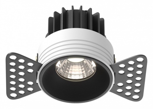Встраиваемый светильник Maytoni Technical Round DL058-7W4K-TRS-B