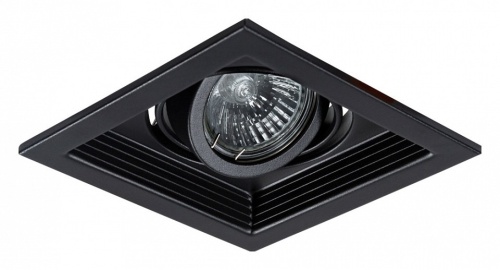 Встраиваемый светильник Arte Lamp Canis A6661PL-1BK фото 2