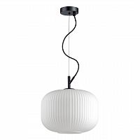 ODEON LIGHT 4754/1 PENDANT ODL21 411 белый/черный Подвес E27 60W ROOFI