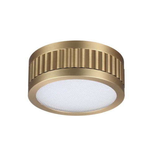ODEON LIGHT 7013/7CL HIGHTECH ODL25 331 Потолочный св-к металл/под латунь IP20 7W CRI>90 3000K 220V MANCHESTER