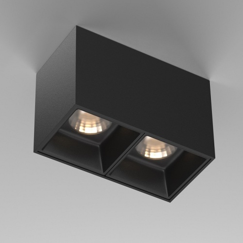 Накладной светильник Maytoni Technical Alfa LED C065CL-02-L12W3K-B фото 2 Накладной светильник Maytoni Technical Alfa LED C065CL-02-L12W3K-B фото 2