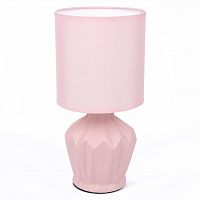 LUMION 8227/1T MODERNI LN26 494 розовый, керамика/текстиль Настольная лампа E14 1*40W 220V ORIGAMIA