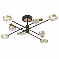 ODEON LIGHT 4321/63CL MIDCENT ODL22 000 металл/черный с бронзой Потолочный светильник IP20 LED 58W 2622Лм DENZEL