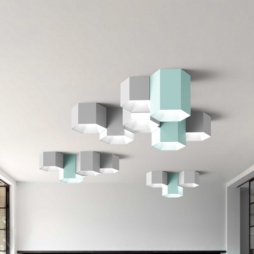 Потолочный светильник HEXAGON B H15 Blue фото 9 Потолочный светильник HEXAGON B H15 Blue фото 9