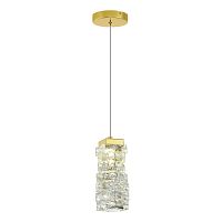 SL6010.203.08 Подвес ST-Luce Золотистый/Прозрачный LED 1*8W