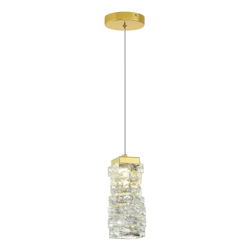 SL6010.203.08 Подвес ST-Luce Золотистый/Прозрачный LED 1*8W SL6010.203.08 Подвес ST-Luce Золотистый/Прозрачный LED 1*8W