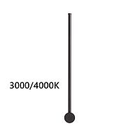 ODEON LIGHT 4335/12WLP HIGHTECH ODL22 275 чёрный Настенный светильник IP20 LED 12W 525Лм3000K/4000K (перекл. ч/з тумблер на драйвере) FILLINI