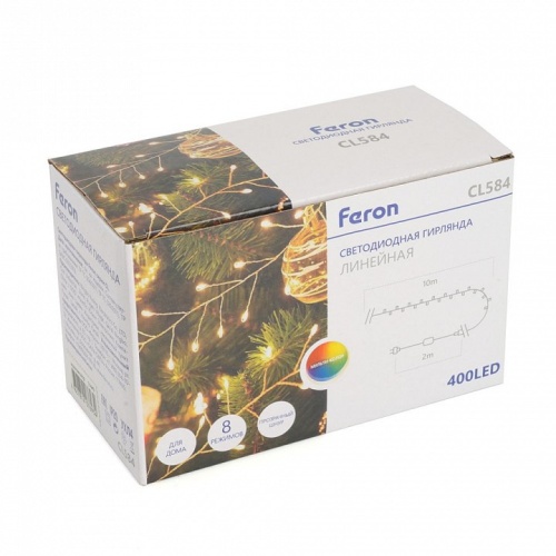 Гирлянда Нить Feron CL584 51449 фото 9 Гирлянда Нить Feron CL584 51449 фото 9