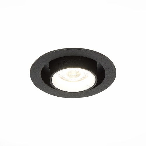 ST702.448.12 Св-к встр. Черный LED 1*12W 4000K 900Lm Ra80 24° IP20 D90xH92 180-240V ST702.448.12 Св-к встр. Черный LED 1*12W 4000K 900Lm Ra80 24° IP20 D90xH92 180-240V