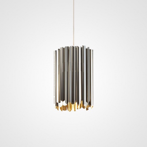 Подвесной светильник Tom Kirk Facet Pendant Gold фото 5