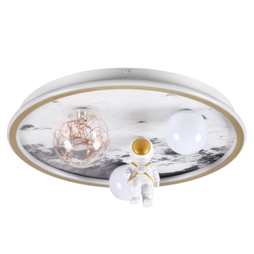 LUMION 6507/88CL LEDIO LN26 355 белый, золотой Потолочный светильник с ПДУ LED 105W 3000-6000K 220V ATLAS