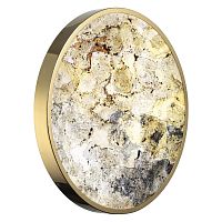 ODEON LIGHT 5079/50L L-VISION ODL24 209 зол/серо-бежевый/металл/натур.камень/акрил Настенный светильник с переключ.цветов.темпер. LED 50W 3000К/4000K/6000K BERGI