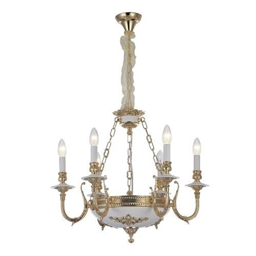 Подвесная люстра Arte Lamp LUISA A5966LM-6WG Подвесная люстра Arte Lamp LUISA A5966LM-6WG