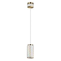 ODEON LIGHT EXCLUSIVE 5454/5L L-VISION ODL_EX26 011 светлая бронза/жемчужный/металл/керамика/акрил Подвес LED 5W 3000K LULU