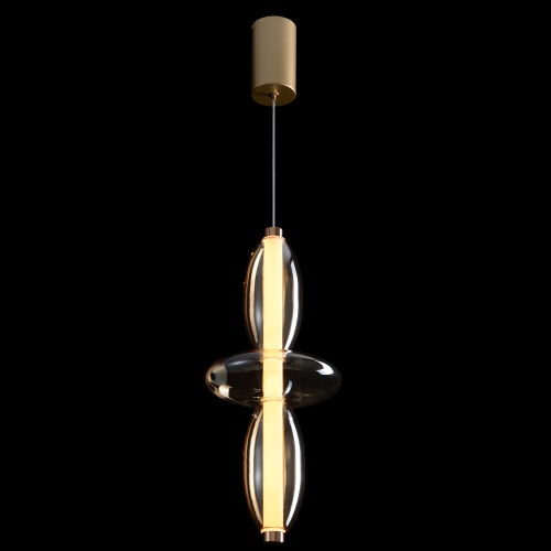 Светильник подвесной Crystal Lux QUASAR SP14W LED AMBER фото 2