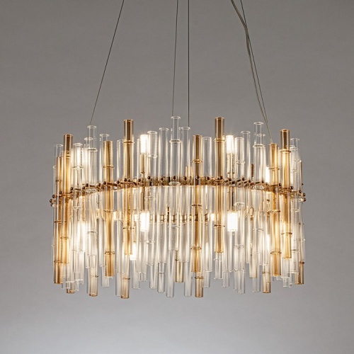 Подвесная люстра Arte Lamp CRYSTALLA A4111LM-16GO фото 3