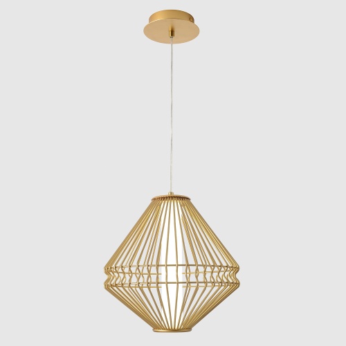 Светильник подвесной Crystal Lux CUADRA SP15W LED GOLD фото 2