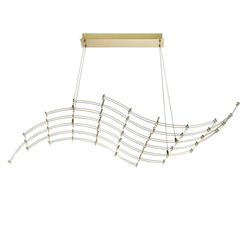 ODEON LIGHT 7058/45L HIGHTECH ODL25 289 Подвесной светильник нерж/сталь золото IP20 LED 3000K 220V WELKIN