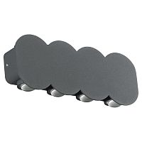 NOVOTECH 358561 STREET NT21 734 темно-серый Ландшафтный настенный светильник IP54 LED 4000K 8W 85-265V CALLE