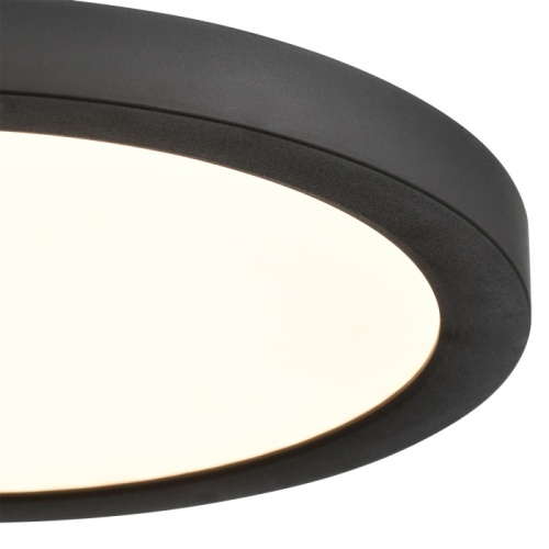 SONEX 7788/18L MITRA LED SN 537 Светильник пластик/белый/черный LED 18Вт 3000/4000/6500К D225 IP44 CCT/датчик движения NEBULA BLACK фото 5