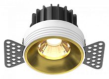 Встраиваемый светильник Maytoni Technical Round DL058-12W3K-TRS-BS