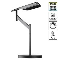 NOVOTECH 359541 LEDO NT25 322 черный Лампа настольная диммир. со сменой цвет. темпер. (управление- сенсор) IP20 LED 14W 100-240V 2700К\4000К\6000К ALA