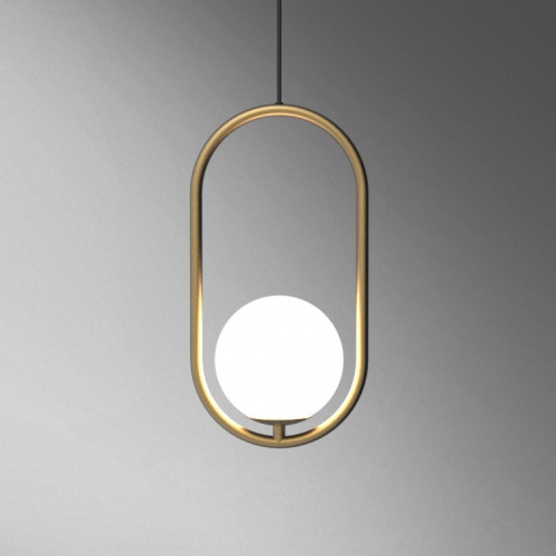 Подвесной светильник Matthew McCormick hoop 40 Silver MILA Pendant фото 8