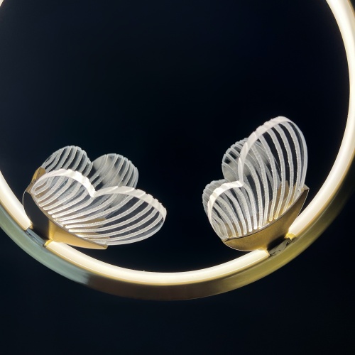 Подвесной светильник BABETTA RING 1 brass 4000К фото 14